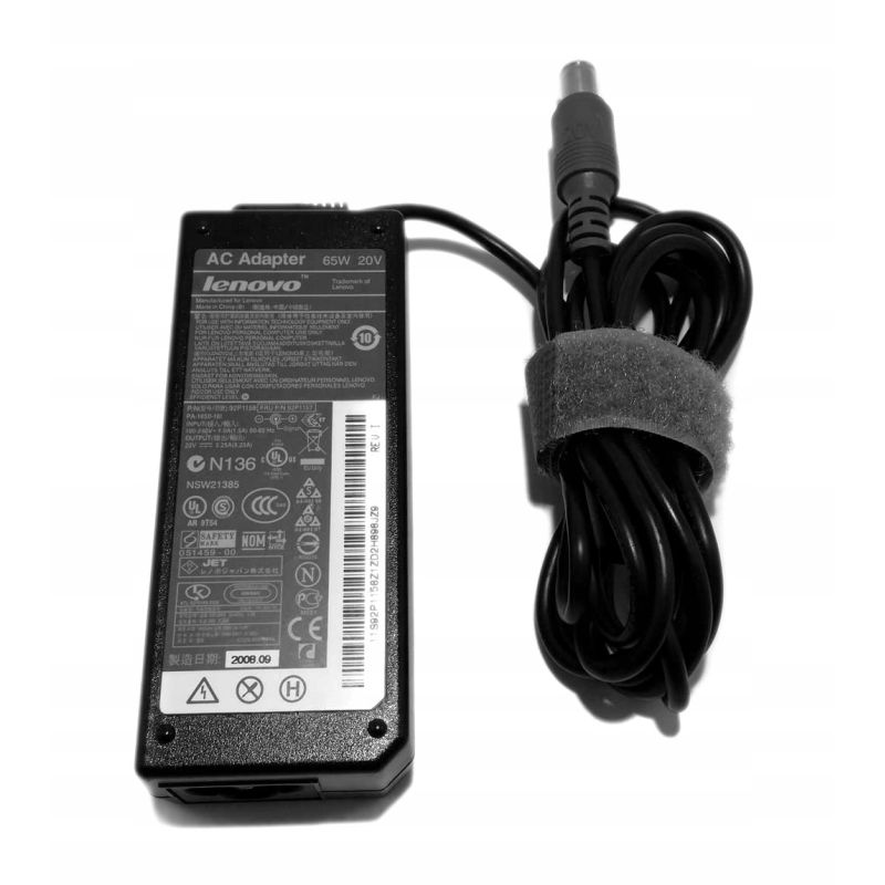 ORYGINALNY ZASILACZ LENOVO 65W 20V 3.25A + PRZEWÓD