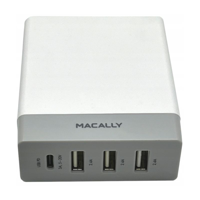 Zestaw ładowarka zasilacz MACALLY 72W USB-C PD QC