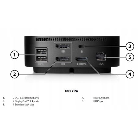 STACJA DOKUJĄCA HP USB-C DOCK G5 5TW10AA + 120W