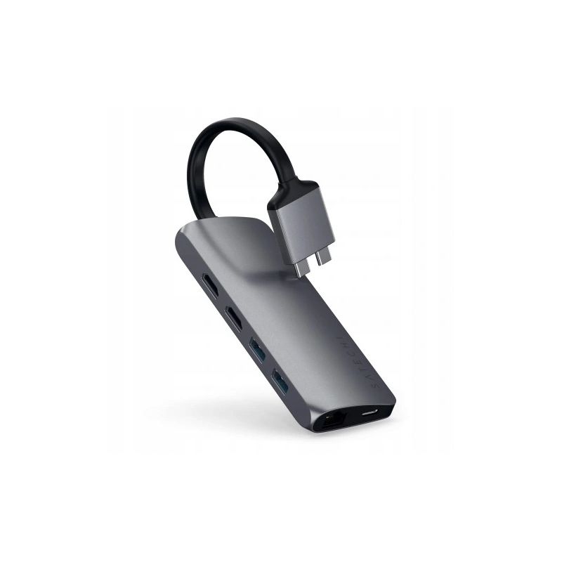 SATECHI Dual Multimedia Adapter USB-C do Macbook