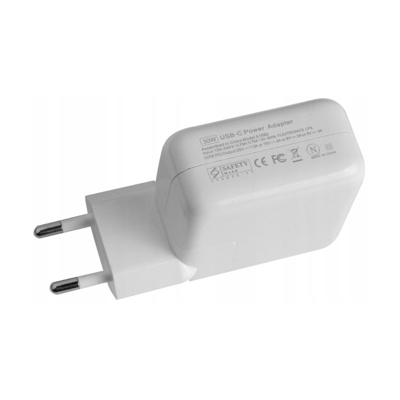ORYGINALNY ZASILACZ APPLE 30W USB-C A1882 +wtyczka