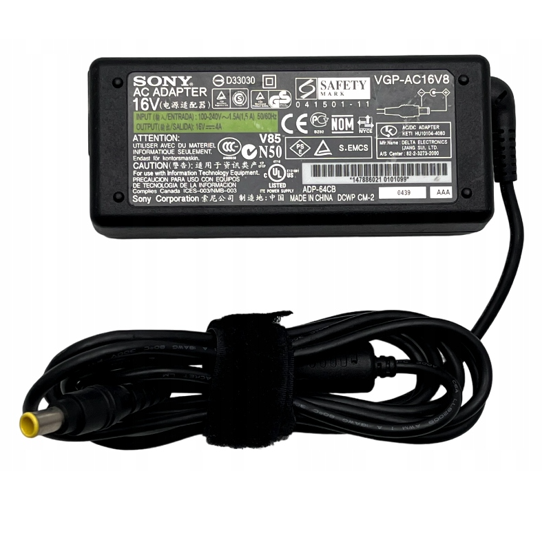 ORYGINALNA ŁADOWARKA ZASILACZ do Sony VAIO 91.65W