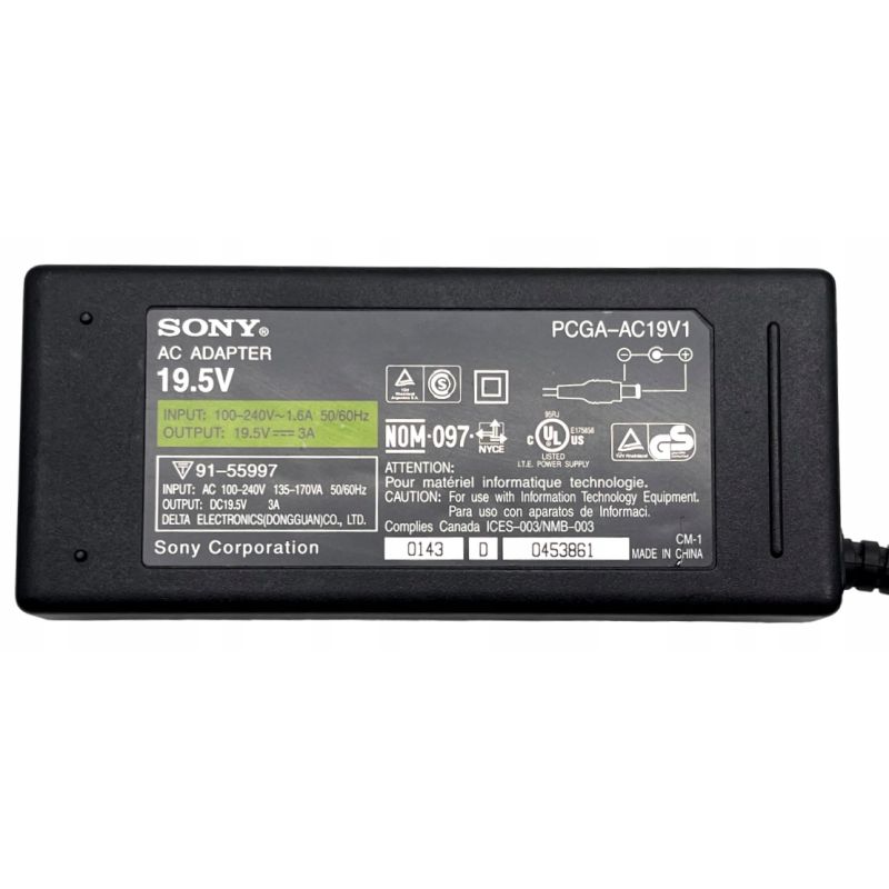 Zasilacz SONY PCGA-AC19V1 19.5V 3A 60W 6.5x4.4