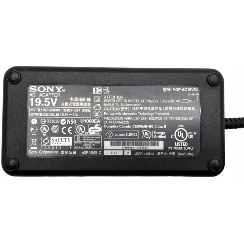 Zasilacz SONY VGP-AC19V54 19.5V 7.7A 6.5x4.4 150W