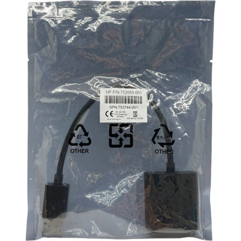 Przejściówka adapter HP DisplayPort DP do DVI-D