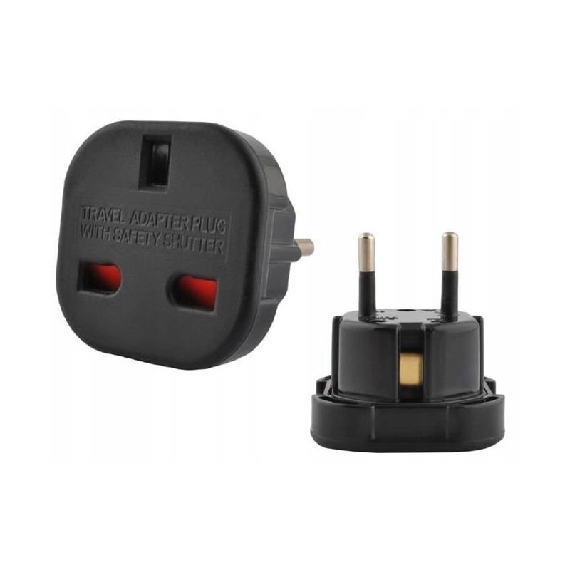 Adapter podróżny wtyczka z UK na EU przejściówka