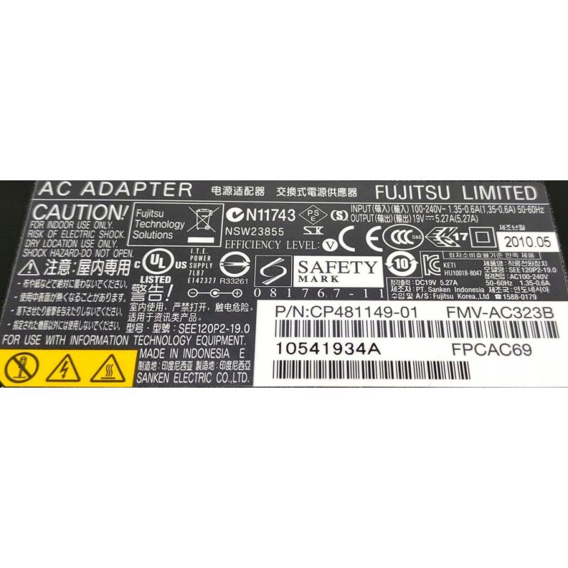Zasilacz FUJITSU 19V 5.27A 5.5x2.5 100W