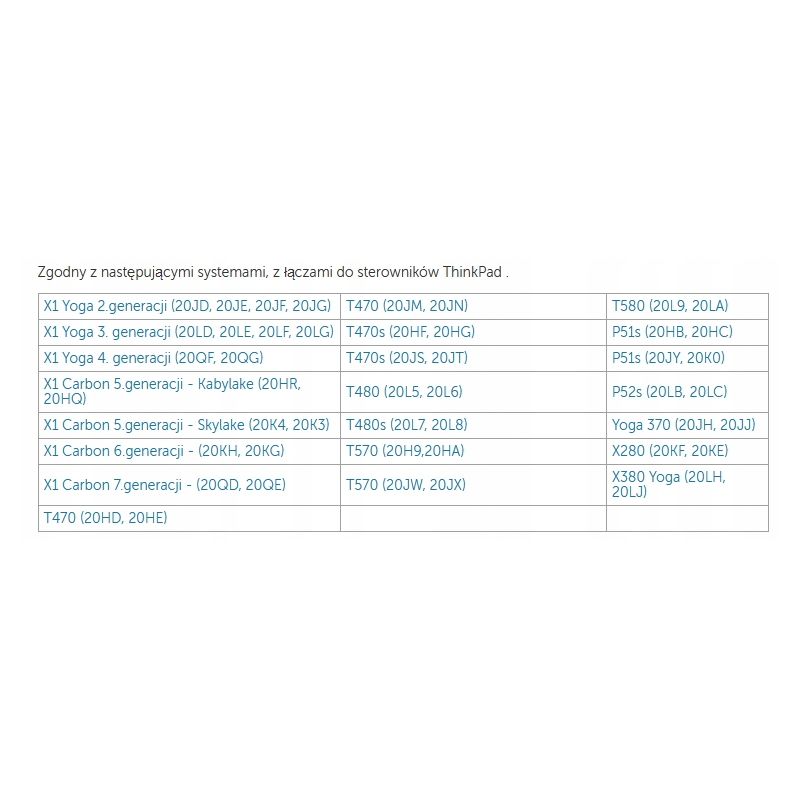 LENOVO THUNDERBOLT 3 DOCK 40AC0135EU 135W 03X7543