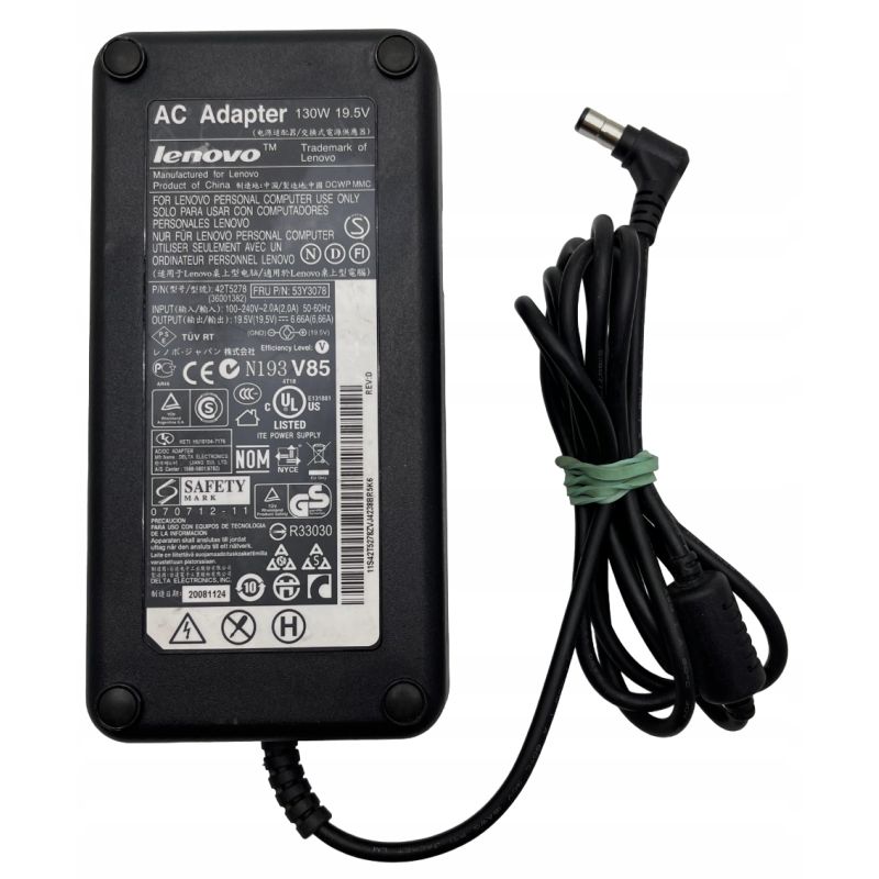 ZASILACZ LENOVO AD8027 130W 19.5V 6.66A 6.3x3.0