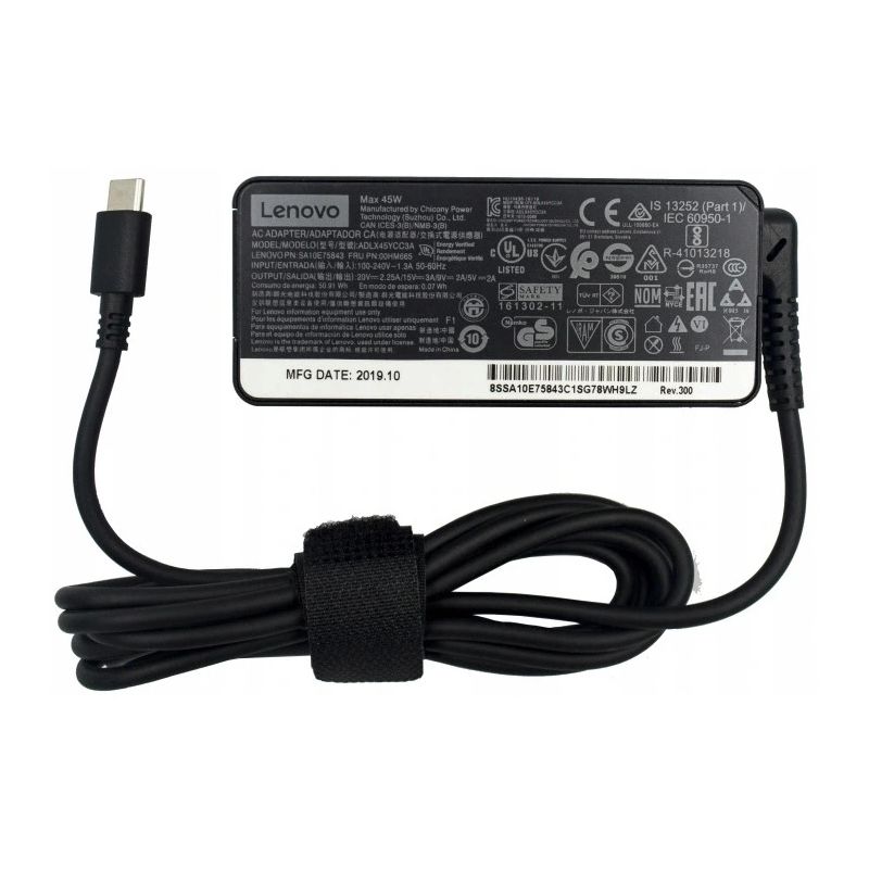zasilacz LENOVO 45W 20V 2.25A ADLX45YCC3A USB-C zasilacz LENOVO 45W 20V 2.25A ADLX45YCC3A USB-C