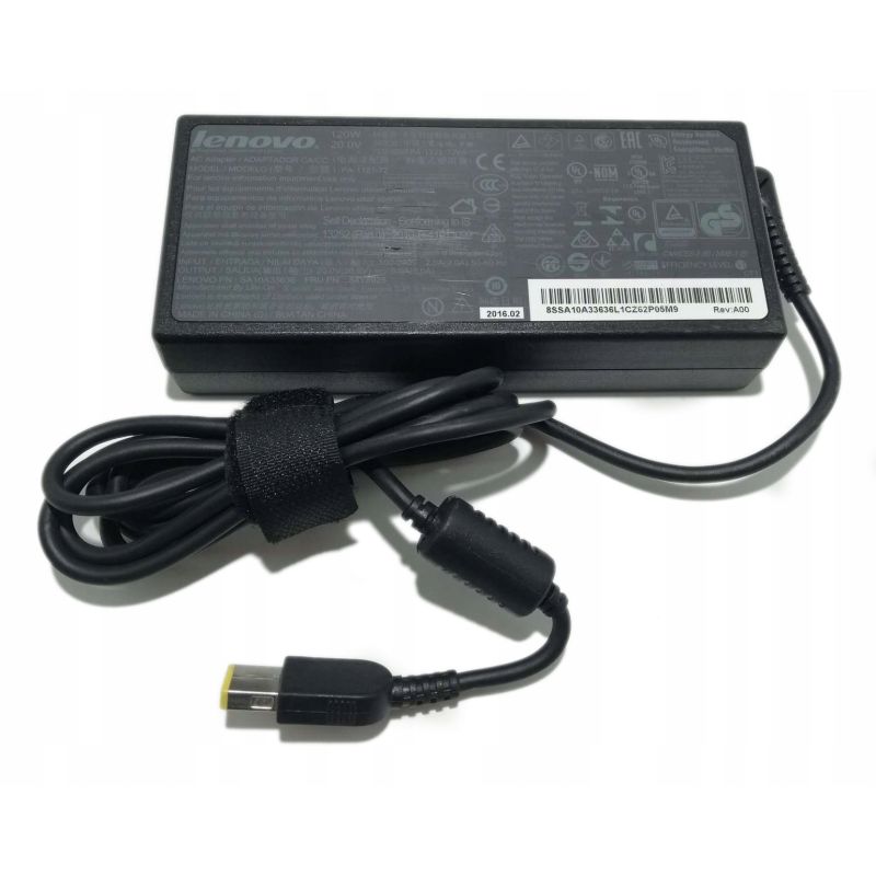 ORYGINALNY ZASILACZ LENOVO 120W 20V 6A SLIM TIP