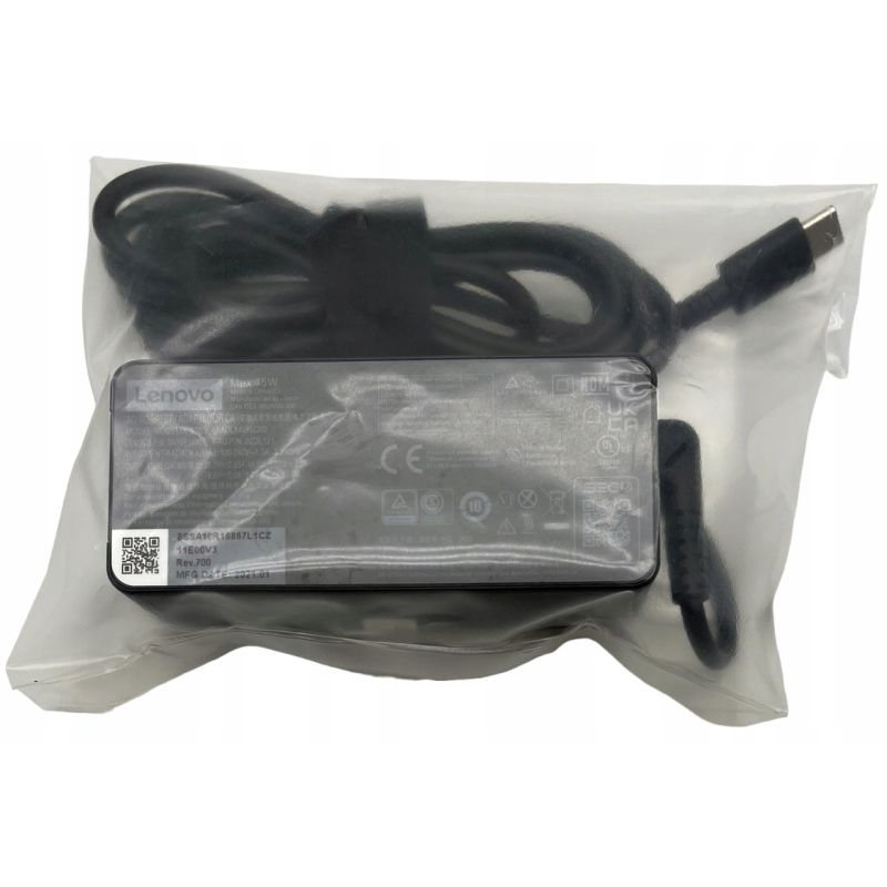 NOWY Zasilacz LENOVO 20V 2.25A USB-C 45W