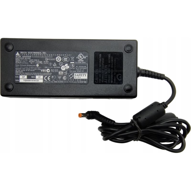 ZASILACZ ŁADOWARKA Delta ACER 135W 19V 7.1A 5.5x2.5mm