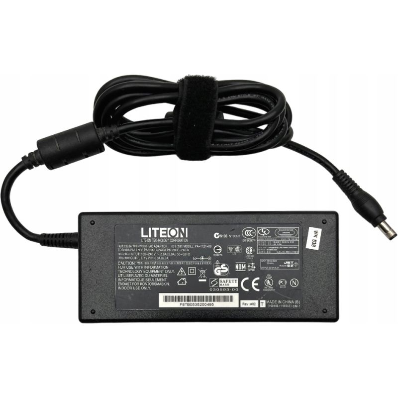 ZASILACZ LITEON 120W 19V 6.3A 5.5/2.5 do ASUS TOSHIBA