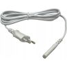 KABEL PRZEWÓD ZASILAJĄCY ÓSEMKA 2PIN C7 DO TV RTV AGD 1,5m BIAŁY