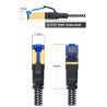 KABEL SIECIOWY LAN PRIMEWIRE ETHERNET RJ45 CAT8 40Gbps PŁASKI 2M OPLOT