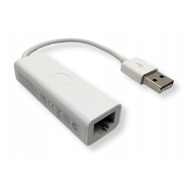 Adapter karta sieciowa APPLE A1277 USB-A Ethernet LAN RJ45 825-7579-A