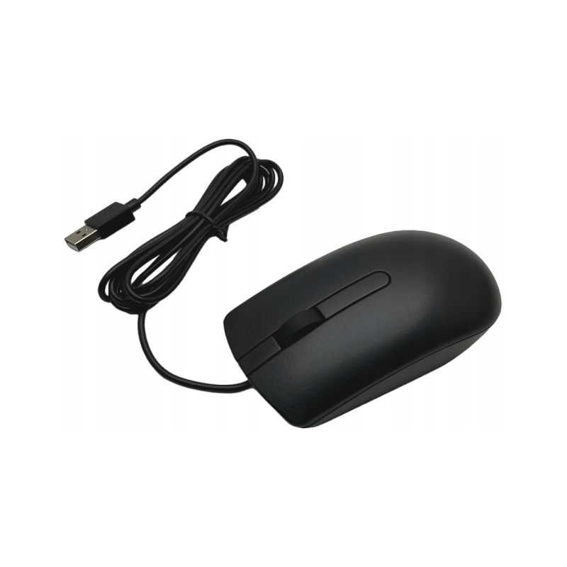 Mysz DELL MS116 na USB czarna 1000DPI przewodowa optyczna
