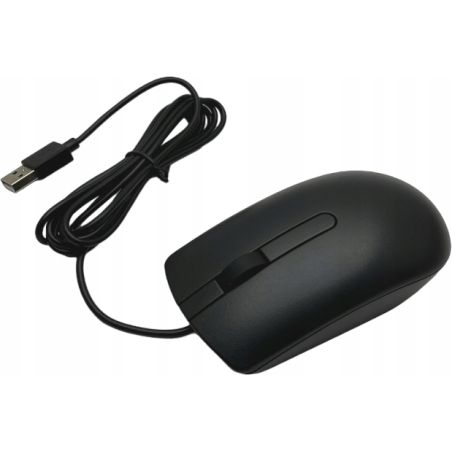 Mysz DELL MS116 na USB czarna 1000DPI przewodowa optyczna