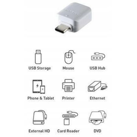 PRZEJŚCIÓWKA ADAPTER SAMSUNG OTG USB-A do USB-C TYP-C