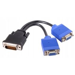 PRZEJŚCIÓWKA ADAPTER DMS-59 do 2x VGA D-SUB