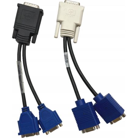 PRZEJŚCIÓWKA ADAPTER DMS-59 do 2x VGA D-SUB