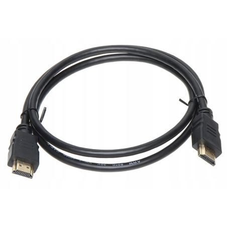 KABEL PRZEWÓD HDMI-HDMI 4K FULL HD 3D czarny 1m