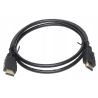 KABEL PRZEWÓD HDMI-HDMI 4K FULL HD 3D czarny 1m