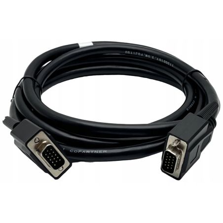 KABEL VGA - VGA D-SUB DO MONITORA FULL HD FHD 5m