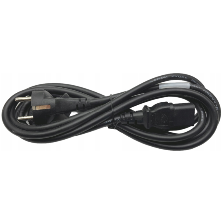 KABEL ZASILAJĄCY C13 DO KOMPUTERA 2.5M CZARNY POWERCORD MONITOR UPS