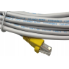 KABEL LAN CAT.5e 10m BIAŁY Patchcord RJ-45 UTP