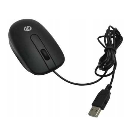 Mysz optyczna HP przewodowa USB czarna SM-2022 800DPI