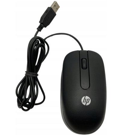 Mysz optyczna HP przewodowa USB czarna SM-2022 800DPI