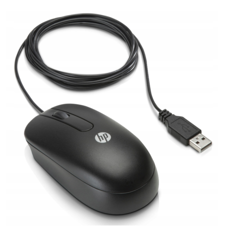 Mysz optyczna HP przewodowa USB czarna SM-2027 800DPI