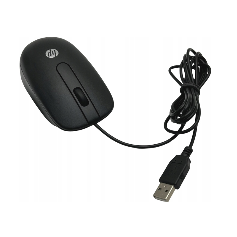 Mysz optyczna HP przewodowa USB czarna SM-2027 800DPI