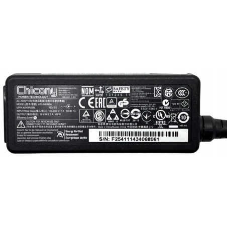 Zasilacz Chicony 19V 2.1A 40W 5.5mm x 1.7mm