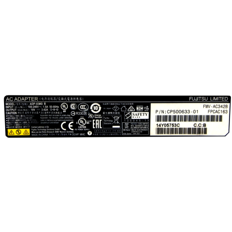 Zasilacz Fujitsu ADP-65MD 19V 3.42A 65W do ASUS 3.5x1.35mm