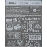 ZASILACZ DELL 65W USB-C LA65NM190 20V 3.25A 0VT148