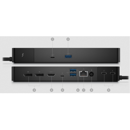 Stacja dokująca Dell WD22TB4 Thunderbolt Dock + zasilacz 180W