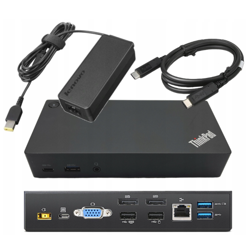 STACJA LENOVO THINKPAD USB-C 40A9 DK1633 + 90W
