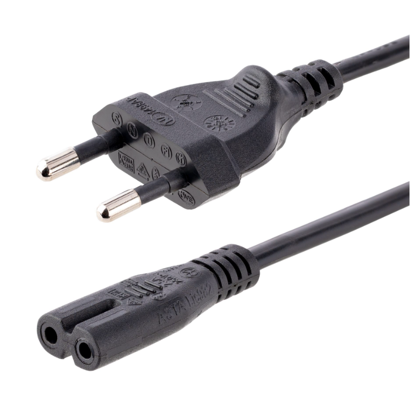 KABEL PRZEWÓD ZASILAJĄCY ÓSEMKA 2PIN C7 DO TV RTV AGD 1,2m