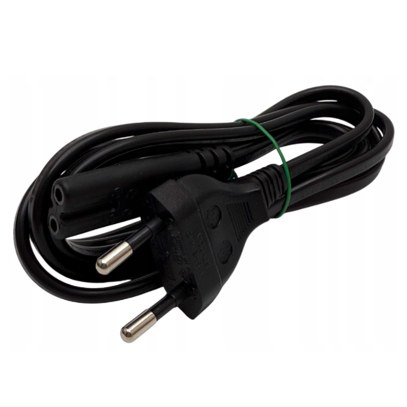 copy of KABEL PRZEWÓD ZASILAJĄCY ÓSEMKA 2PIN C7 DO TV RTV AGD 1,2m